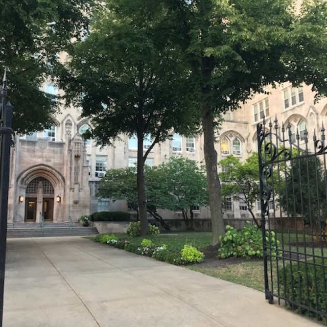 Entrance to go to the Dean’s suite